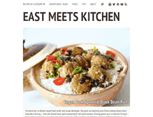 Tablet Screenshot of eastmeetskitchen.com